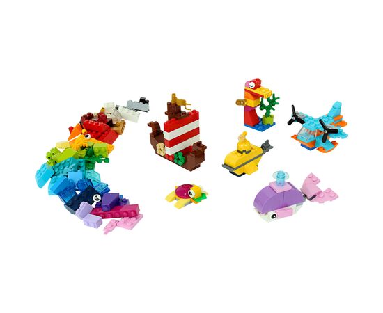 Конструктор LEGO Classic Творческое веселье в океане 333 детали (11018), изображение 8 Конструктор LEGO Classic Творческое веселье в океане 333 детали (11018), изображение 8