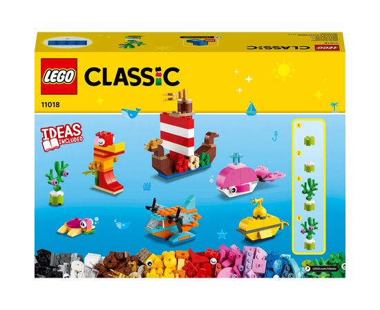 Конструктор LEGO Classic Творческое веселье в океане 333 детали (11018), изображение 9 Конструктор LEGO Classic Творческое веселье в океане 333 детали (11018), изображение 9