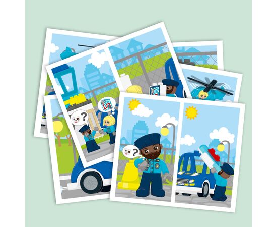 Конструктор LEGO DUPLO Town Полицейский участок и вертолет 40 деталей (10959), изображение 8 Конструктор LEGO DUPLO Town Полицейский участок и вертолет 40 деталей (10959), изображение 8