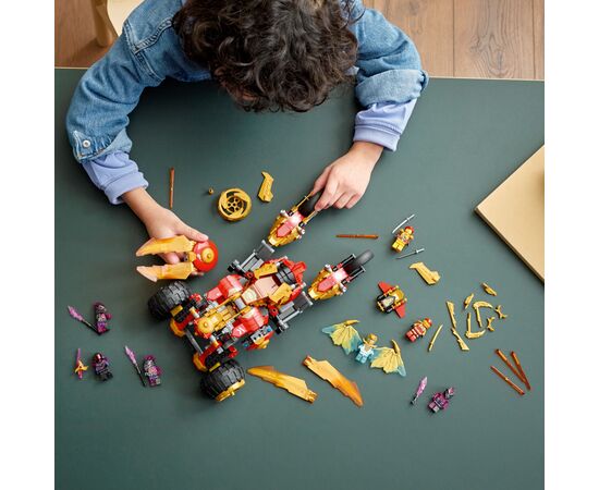 Конструктор LEGO Ninjago Рейдер Золотого дракона Кая 624 детали (71773), изображение 4 Конструктор LEGO Ninjago Рейдер Золотого дракона Кая 624 детали (71773), изображение 4