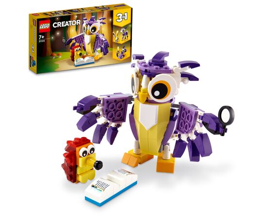 Конструктор LEGO Creator Удивительные лесные жители 175 деталей (31125), изображение 2 Конструктор LEGO Creator Удивительные лесные жители 175 деталей (31125), изображение 2
