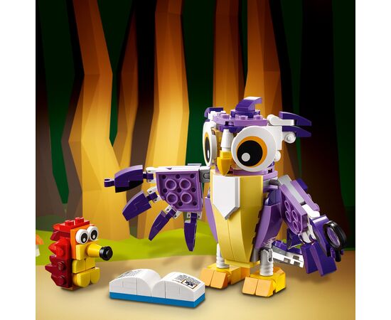 Конструктор LEGO Creator Удивительные лесные жители 175 деталей (31125), изображение 3 Конструктор LEGO Creator Удивительные лесные жители 175 деталей (31125), изображение 3
