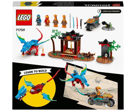 Конструктор LEGO Ninjago Храм ниндзя-дракона 161 деталь (71759), изображение 10 Конструктор LEGO Ninjago Храм ниндзя-дракона 161 деталь (71759), изображение 10