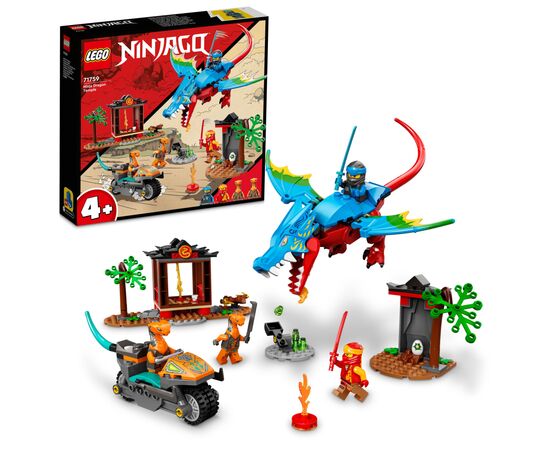 Конструктор LEGO Ninjago Храм ниндзя-дракона 161 деталь (71759), изображение 2 Конструктор LEGO Ninjago Храм ниндзя-дракона 161 деталь (71759), изображение 2