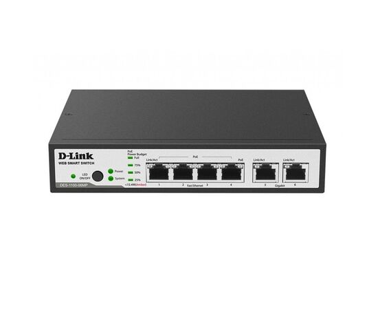 Коммутатор сетевой D-Link DES-1100-06MP