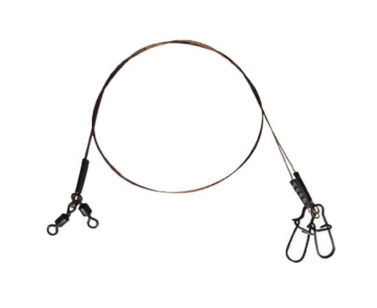 Повідець Ukrspin Orange Spinning плетений сталь AFW 7х7 20см 7кг(15lb)/0.28мм (1590.01.59), зображення 2 Повідець Ukrspin Orange Spinning плетений сталь AFW 7х7 20см 7кг(15lb)/0.28мм (1590.01.59), зображення 2