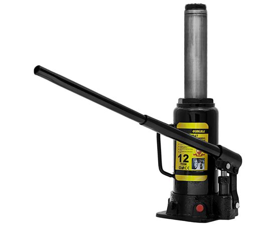 Домкрат Sigma гідравлічний пляшковий 12т H 230-465мм (6101121)