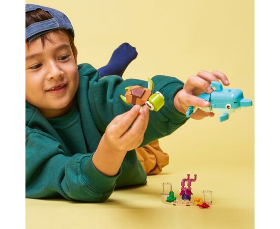 Конструктор LEGO Creator Дельфин и черепаха 137 деталей (31128), изображение 3 Конструктор LEGO Creator Дельфин и черепаха 137 деталей (31128), изображение 3
