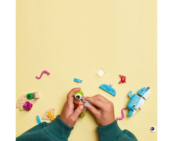 Конструктор LEGO Creator Дельфин и черепаха 137 деталей (31128), изображение 4 Конструктор LEGO Creator Дельфин и черепаха 137 деталей (31128), изображение 4