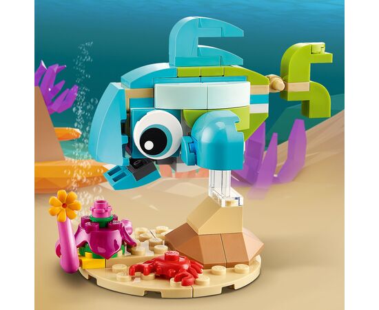 Конструктор LEGO Creator Дельфин и черепаха 137 деталей (31128), изображение 7 Конструктор LEGO Creator Дельфин и черепаха 137 деталей (31128), изображение 7