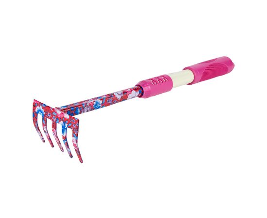 Граблі Flora 5-ти зубні, pink, TPR (5043154)