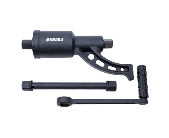 Гайковерт Sigma ручной 320мм, 5800Нм (1:68) с насадками 32, 33мм (6009011), изображение 2 Гайковерт Sigma ручной 320мм, 5800Нм (1:68) с насадками 32, 33мм (6009011), изображение 2