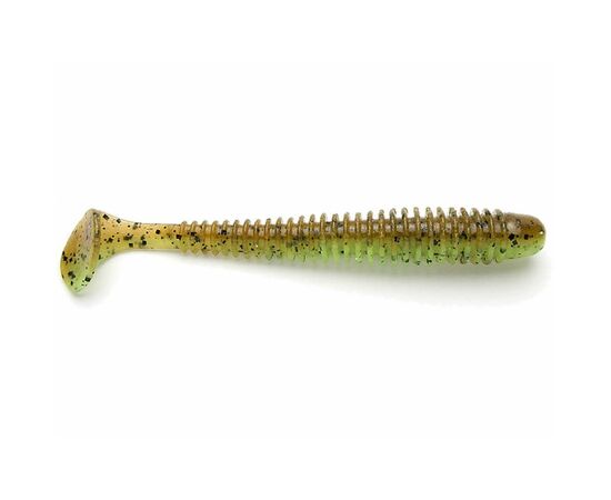 Силикон рыболовный Keitech Swing Impact 4.5" 401 Green Pumpkin / Chartreuse (1551.06.17)