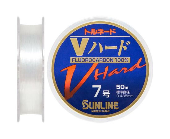Флюорокарбон Sunline FC Tornado V Hard HG 50м #7 0.435мм 15кг (1658.03.73)