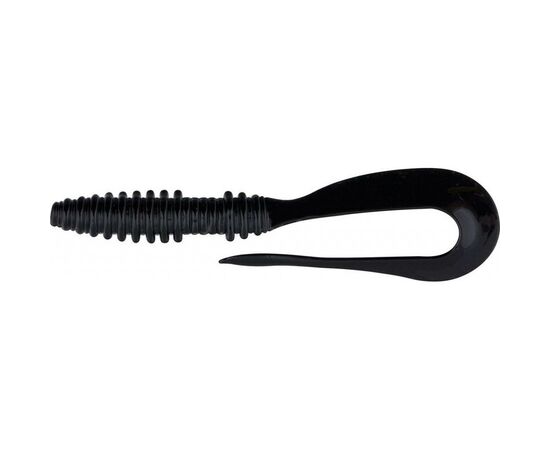 Силикон рыболовный Keitech Mad Wag Mini 3.5" (10 шт/упак) ц:001 black (1551.07.49)