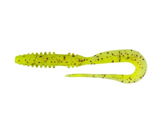 Силикон рыболовный Keitech Mad Wag Mini 3.5" (10 шт/упак) ц:pal#01 chartreuseredflake (1551.07.67)