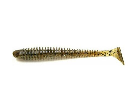 Силікон рибальський Keitech Swing Impact 4" (8 шт/упак) ц:101 green pumpkin pp. (1551.00.65)
