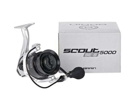 Катушка Brain fishing Scout SE-S 6000S 8+1BB 4.91 Silver (1858.46.45), изображение 2 Катушка Brain fishing Scout SE-S 6000S 8+1BB 4.91 Silver (1858.46.45), изображение 2