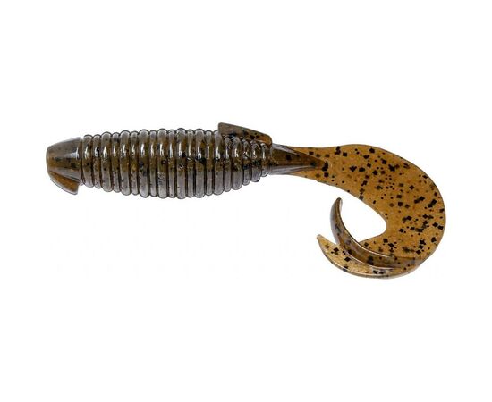 Силикон рыболовный Keitech Flapper Grub 4" (7 шт/упак) ц:101 green pumpkin pp. (1551.09.46)
