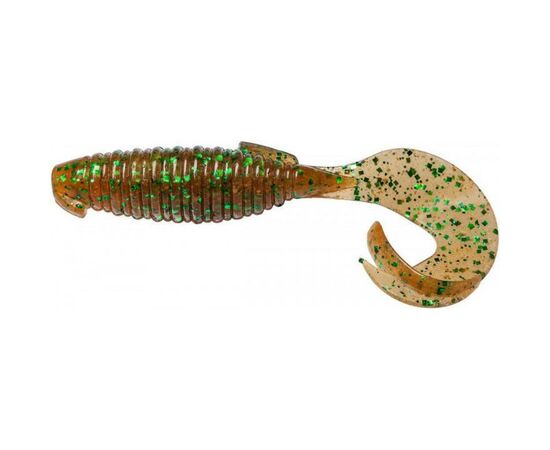 Силікон рибальський Keitech Flapper Grub 4" (7 шт/упак) ц:ea#02 peach green flk. (1551.09.54)