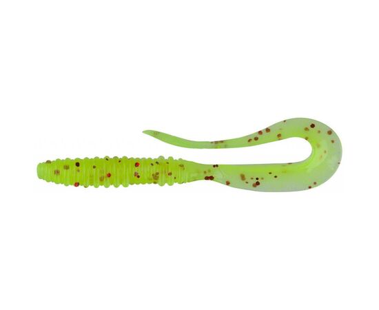 Силикон рыболовный Keitech Mad Wag Mini 2.5" (12 шт/упак) ц:pal#01 chartreuseredflake (1551.07.47)