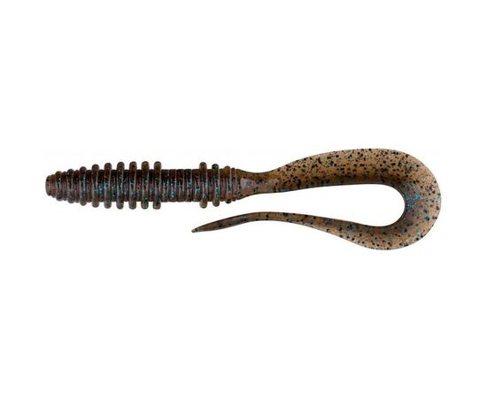 Силикон рыболовный Keitech Mad Wag Slim 4.5" (9 шт/упак) ц:207 green pumpkin pp. flk (1551.09.67)