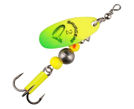 Блесна Savage Gear Caviar Spinner #4 18.0g 07-Fluo Yellow/Chartreuse (1854.05.66)