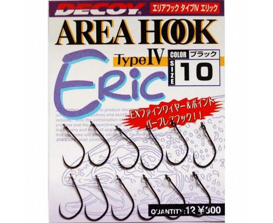 Крючок Decoy Area Hook IV Eric 10 (12 шт/уп) (1562.01.61)
