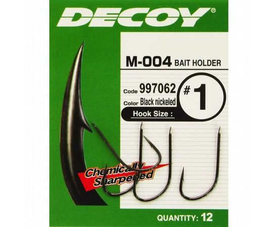 Крючок Decoy M-004 Bait Holder 02 (12 шт/уп) (1562.03.60), изображение 2 Крючок Decoy M-004 Bait Holder 02 (12 шт/уп) (1562.03.60), изображение 2