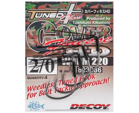 Крючок Decoy Worm220 Cover Finesse HD 04 (5 шт/уп) (1562.07.94), изображение 2 Крючок Decoy Worm220 Cover Finesse HD 04 (5 шт/уп) (1562.07.94), изображение 2