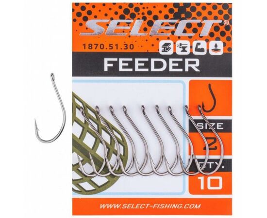 Крючок Select Feeder 02 (10 шт/уп) (1870.51.30), изображение 2 Крючок Select Feeder 02 (10 шт/уп) (1870.51.30), изображение 2