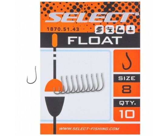 Крючок Select Float 10 (10 шт/уп) (1870.51.42), изображение 2 Крючок Select Float 10 (10 шт/уп) (1870.51.42), изображение 2