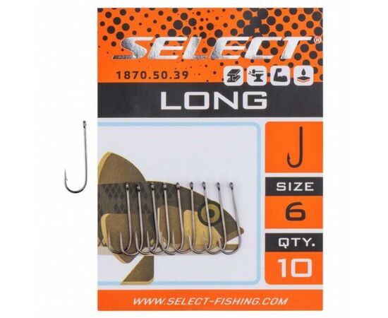 Крючок Select Long 10 (10 шт/уп) (1870.51.37), изображение 2 Крючок Select Long 10 (10 шт/уп) (1870.51.37), изображение 2
