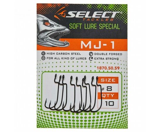 Крючок Select MJ-1 06 (10 шт/уп) (1870.50.60), изображение 2 Крючок Select MJ-1 06 (10 шт/уп) (1870.50.60), изображение 2