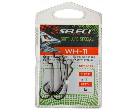 Крючок Select WH-11 01 (6 шт/уп) (1870.50.94), изображение 2 Крючок Select WH-11 01 (6 шт/уп) (1870.50.94), изображение 2