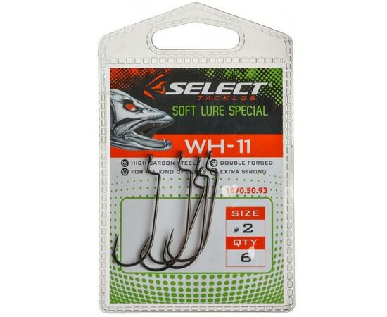 Крючок Select WH-11 02 (6 шт/уп) (1870.50.93), изображение 2 Крючок Select WH-11 02 (6 шт/уп) (1870.50.93), изображение 2