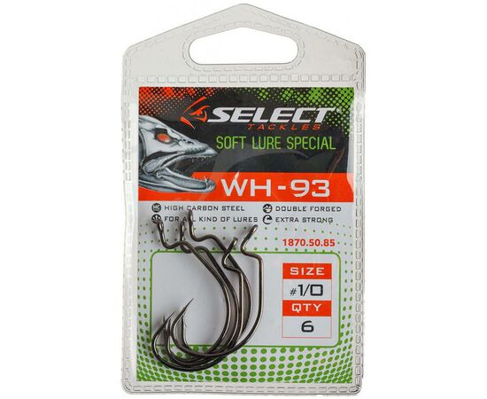 Крючок Select WH-93 10/0 (2 шт/уп) (1870.52.19), изображение 2 Крючок Select WH-93 10/0 (2 шт/уп) (1870.52.19), изображение 2