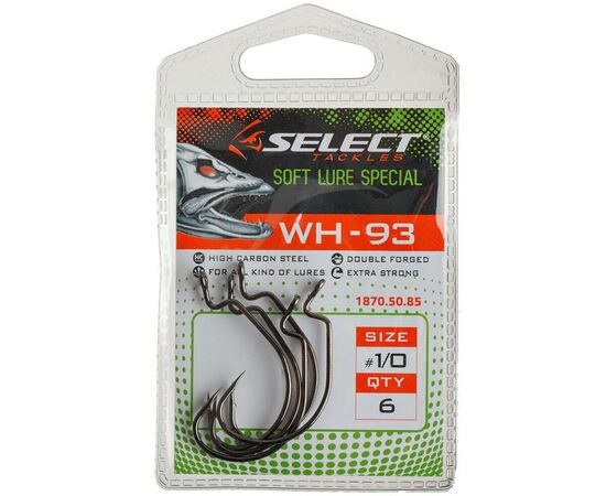 Крючок Select WH-93 12/0 (2 шт/уп) (1870.52.20), изображение 2 Крючок Select WH-93 12/0 (2 шт/уп) (1870.52.20), изображение 2