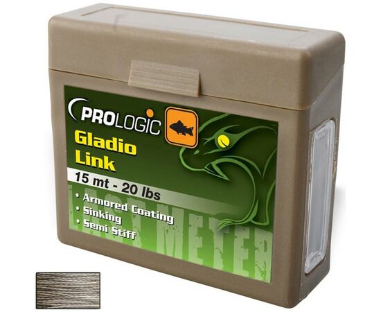 Повідковий матеріал Prologic Gladio Link 15m 40lbs Coated Camo Brown (1846.00.70)