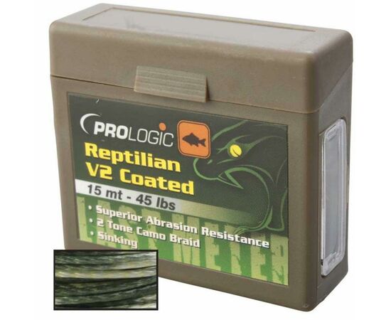 Поводковый материал Prologic Reptilian V2 15m 35lb Coated Camo Sinking (1846.01.83)