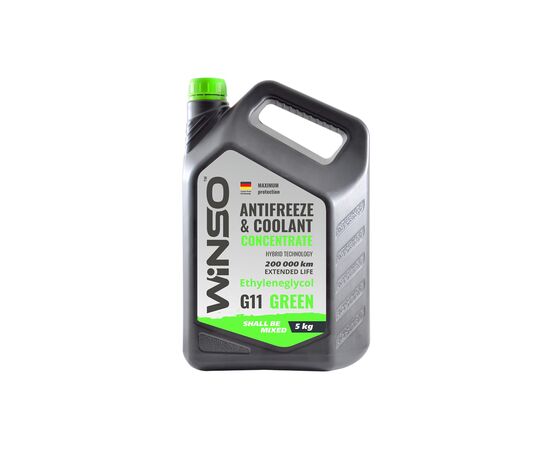 Антифриз Winso COOLANT CONCENTRATE WINSO GREEN G11 концентрат 5kg (881010)