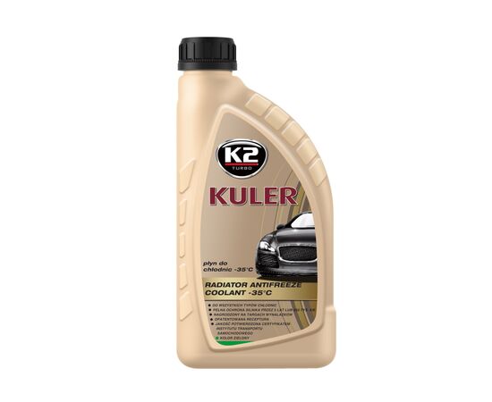 Антифриз K2 KULER -35C 1л GREEN (T201Z), изображение 4 Антифриз K2 KULER -35C 1л GREEN (T201Z), изображение 4