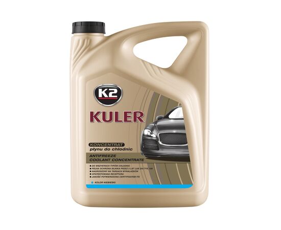 Антифриз K2 KULER KONC. 5л BLUE (T215N), изображение 5 Антифриз K2 KULER KONC. 5л BLUE (T215N), изображение 5