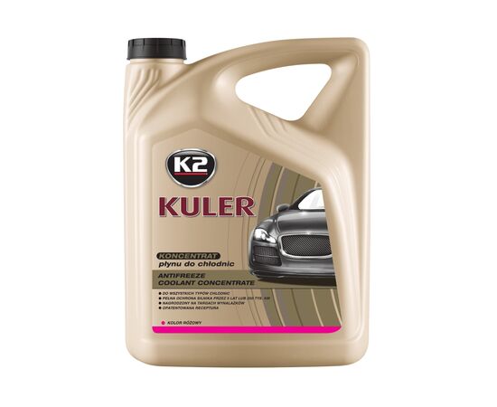 Антифриз K2 KULER KONC. 5л PINK (T215R), изображение 2 Антифриз K2 KULER KONC. 5л PINK (T215R), изображение 2