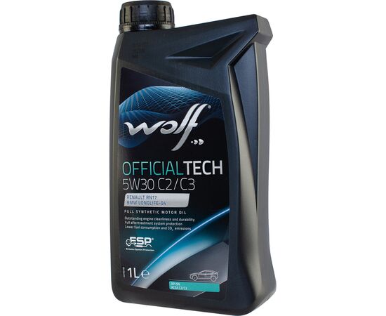 Моторна олива Wolf OFFICIALTECH 5W30 C2/C3 1л (8332371)