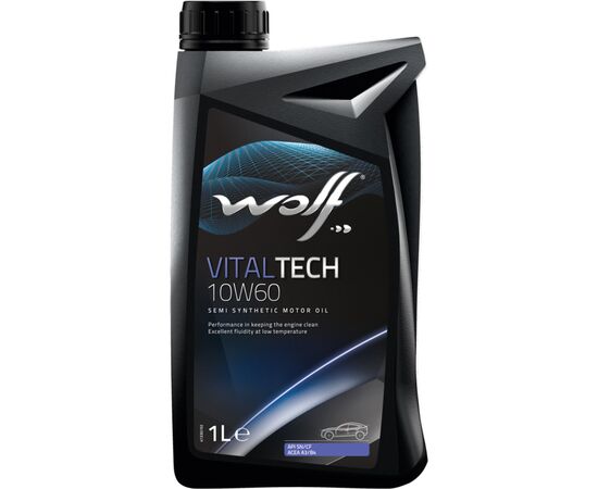 Моторное масло Wolf VITALTECH 10W60 1л (8314827)