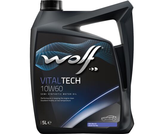 Моторное масло Wolf VITALTECH 10W60 5л (8314926)