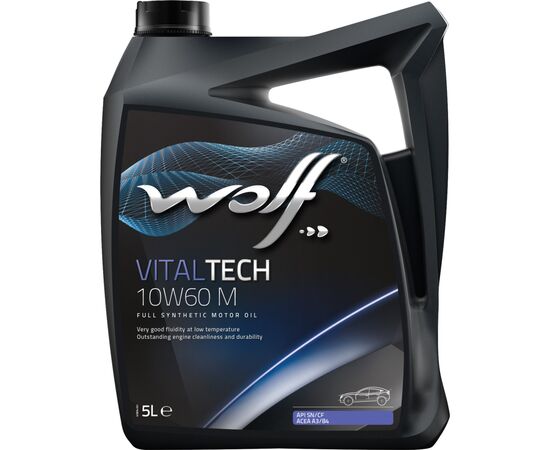 Моторное масло Wolf VITALTECH 10W60 M 5л (8335808)