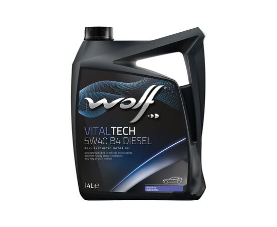 Моторное масло Wolf VITALTECH 5W40 B4 DIESEL 4л (8334009)