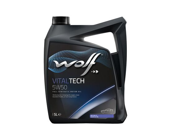 Моторное масло Wolf VITALTECH 5W50 5л (8314728)